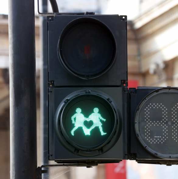 Их нравы: человечки на светофорах в Лондоне стали геями (+ФОТО) | Русская весна