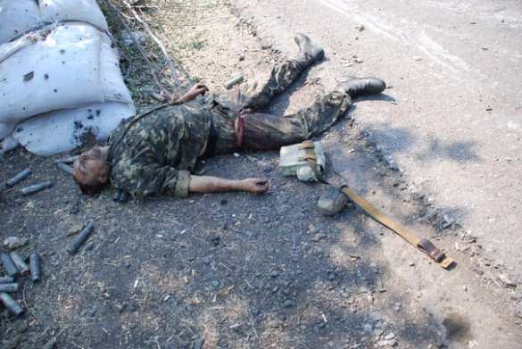 Боевики Правого сектора нашли свою смерть на блок-посту ополченцев (фото, видео 18+) | Русская весна