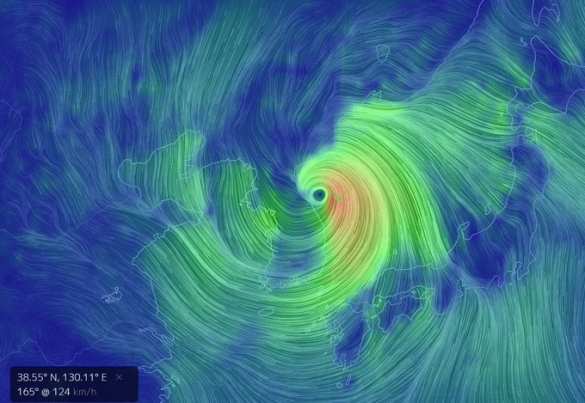 Идущий на Приморье тайфун «Майсак» перерос в супертайфун (ФОТО, ВИДЕО) | Русская весна