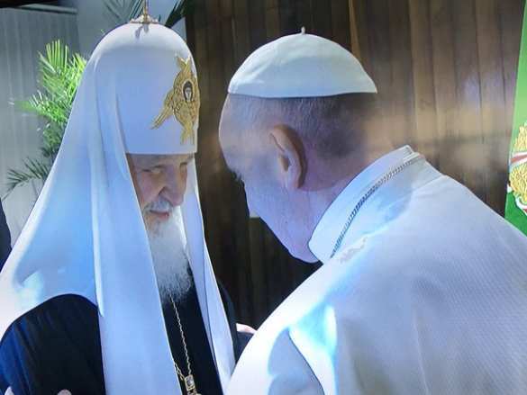 МОЛНИЯ: началась первая в истории встреча глав Русской Православной и Римско-Католической церквей (ФОТО) | Русская весна