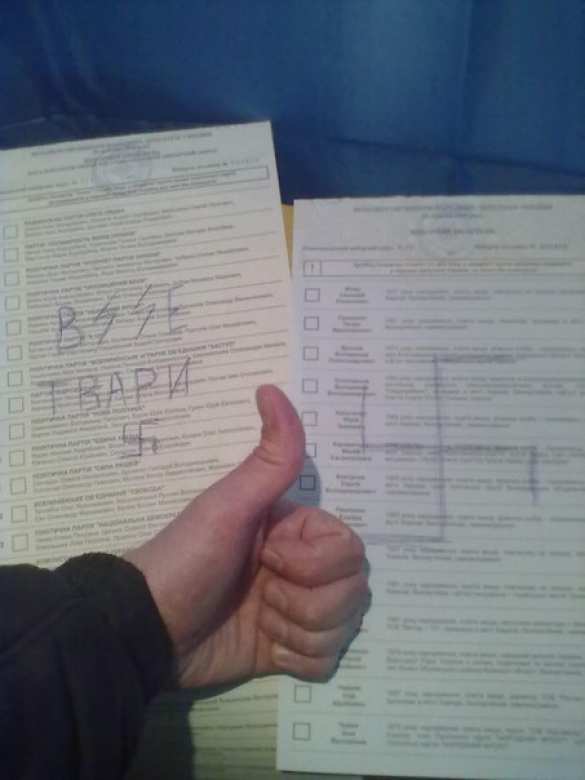 Как портили бюллетени — голос протеста в фотографиях (фото) | Русская весна