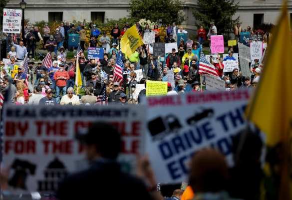 В США после антикарантинных протестов рекордно увеличилось количество заражений коронавирусом (ФОТО, ВИДЕО) | Русская весна