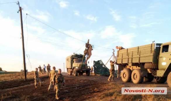 Взорвавшаяся под Николаевым САУ едва не уничтожила электричку (ФОТО) | Русская весна