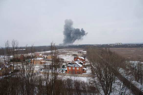 BREAKING: Heavy explosion thunders at Donetsk chemical manufacture plant | Русская весна
