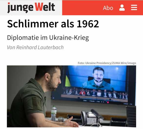 «Хуже, чем в 1962-м» — в Германии обвинили Зеленского в разжигании мировой войны | Русская весна