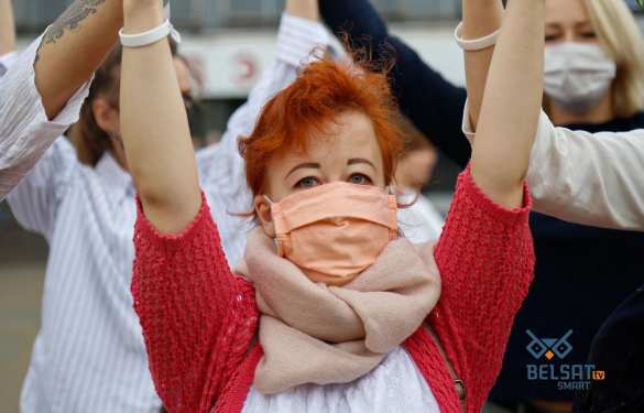 В Минске появилась «живая цепь» в знак солидарности с пострадавшими во время протестов (ФОТО, ВИДЕО) | Русская весна