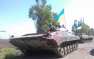 Пьяные украинские военные на БМП врезались в опору ЛЭП (ВИДЕО 18+) | Русская весна