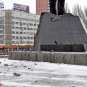 Взрыв памятника Ленину в Донецке осуществлен террористической группой, — Басурин (ФОТО)