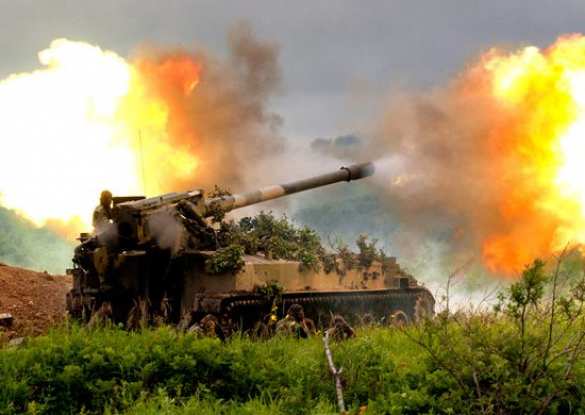 152-мм «Гиацинты» уничтожают противника на краснолиманском направлении (ВИДЕО) | Русская весна