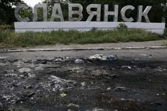 Каратели сменили свои позиции вблизи Славянска (видео-включение) | Русская весна