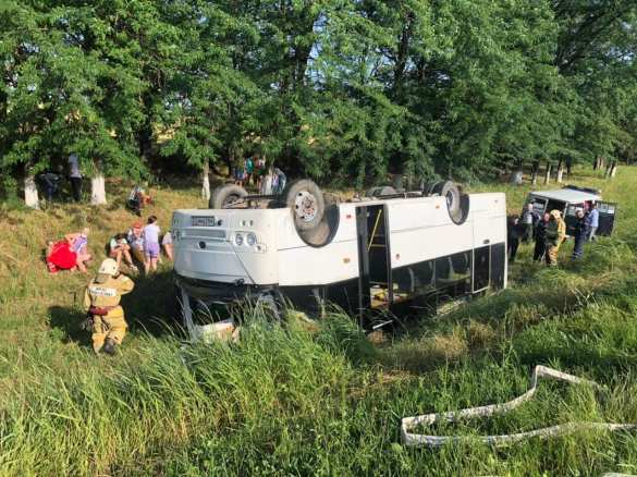 Массовая авария на Кубани: автобус с пассажирами вылетел с дороги (ФОТО, ВИДЕО) | Русская весна