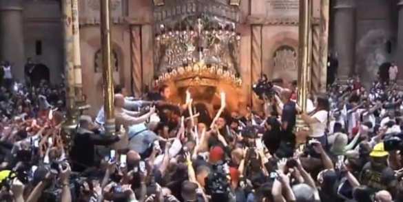 В Иерусалиме сошёл Благодатный огонь (+ВИДЕО) | Русская весна