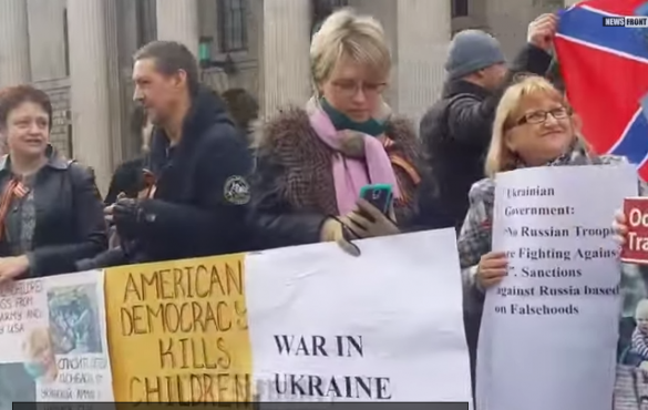 Ирландия, Дублин. Митинг против НАТО, в поддержку Новороссии. 15 марта 2015 (ВИДЕО) | Русская весна