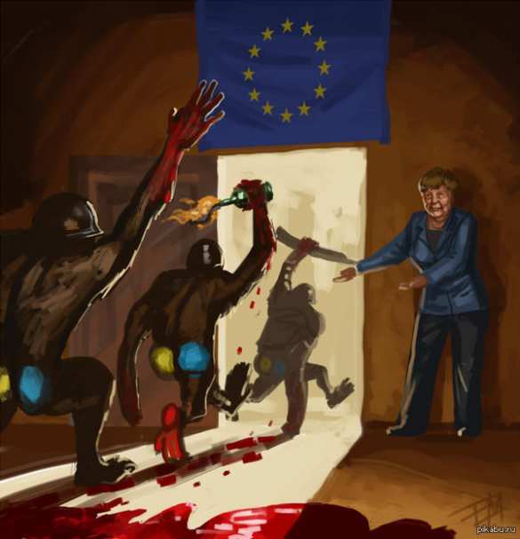 «Це Европа!»: В Страсбурге украинцы избили француженку | Русская весна