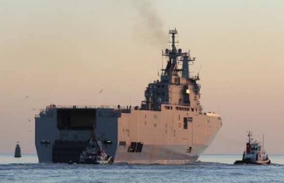 Российские моряки вышли в первое учебное плавание на «Мистрале» | Русская весна