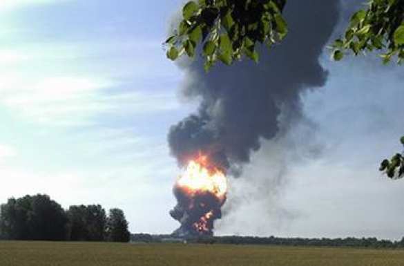 Во время съёмки пожара под Киевом корреспондент от стресса вспомнил родную речь (ВИДЕО) | Русская весна