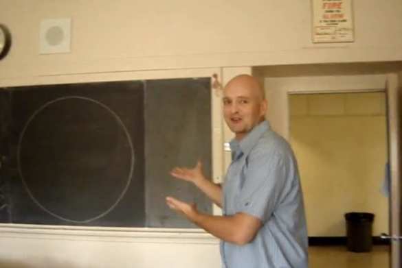 Занимательная геометрия — как начертить правильную и ровную окружность без циркуля и подручных средств (видео) | Русская весна