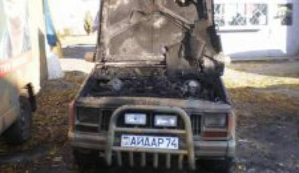 Сожженные Jeep и Mercedes с предвыборной агитацией принадлежали «Айдару» | Русская весна