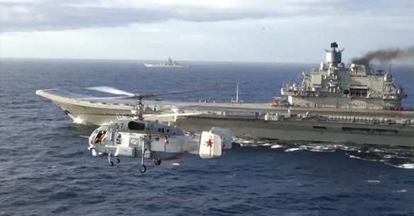 Российская авианосная ударная группа триумфально вошла в Средиземное море (ВИДЕО) | Русская весна