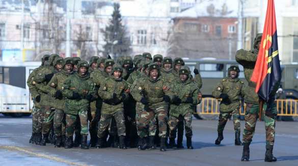 Африканские военные поздравили Россию с 23 февраля необычной песней и танцем (ФОТО, ВИДЕО) | Русская весна