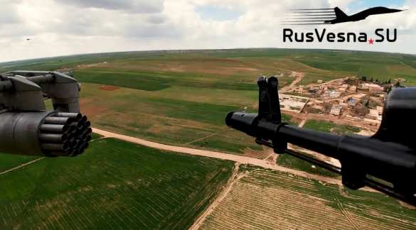 Яркие кадры: Боевые вертолёты ВКС над российско-турецкой колонной в Сирии (+ФОТО, ВИДЕО) | Русская весна