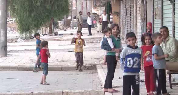 «Это сделали варвары!» — жители Алеппо об обстреле террористов, убившем детей на пороге школы (ВИДЕО 18+) | Русская весна