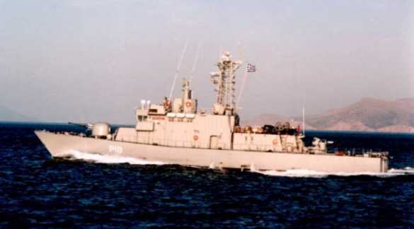 Катер ВМС Греции Armatolos Во время операции НАТО турецкое судно протаранило корабль греческих ВМС (ФОТО, КАРТА) | Русская весна