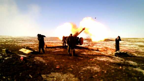 ВСУ обстреливают Горловку из тяжелой артиллерии, в городе пожары (ВИДЕО) | Русская весна