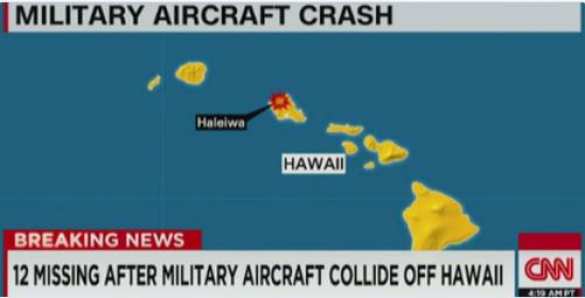 СРОЧНО: Два самолета ВВС США столкнулись в небе над Гавайями (ВИДЕО) | Русская весна