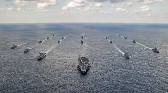 Три атомных авианосца США подошли к берегам КНДР (ВИДЕО) | Русская весна