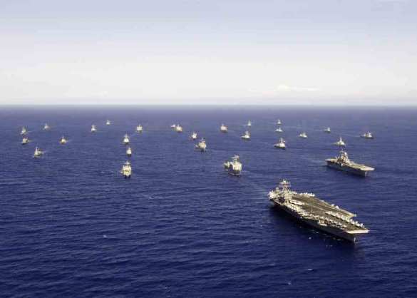 Авианосная ударная группа США движется к Южно-Китайскому морю | Русская весна