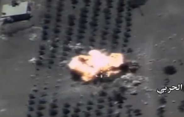 Точный удар: Бомба ВКС РФ уничтожила ракетную установку ИГИЛ на востоке Хамы (ВИДЕО) | Русская весна