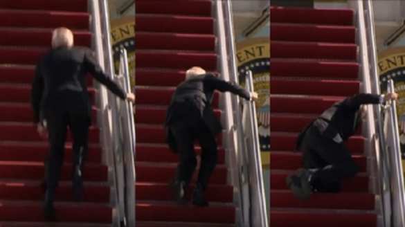 Псаки рассказала, как Байден чувствует себя после падений на трапе самолёта | Русская весна