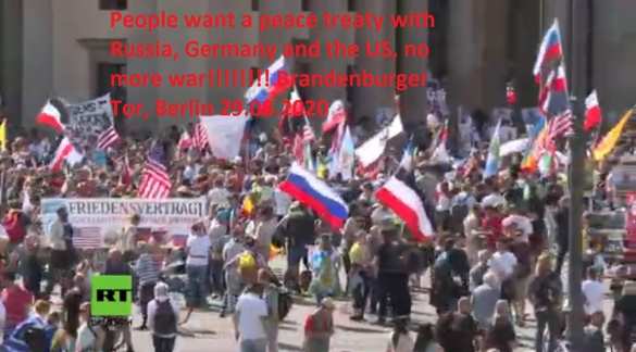 В Берлине вышли на протест 30 тысяч человек — в толпе видны флаги России и ДНР (ФОТО, ВИДЕО) | Русская весна