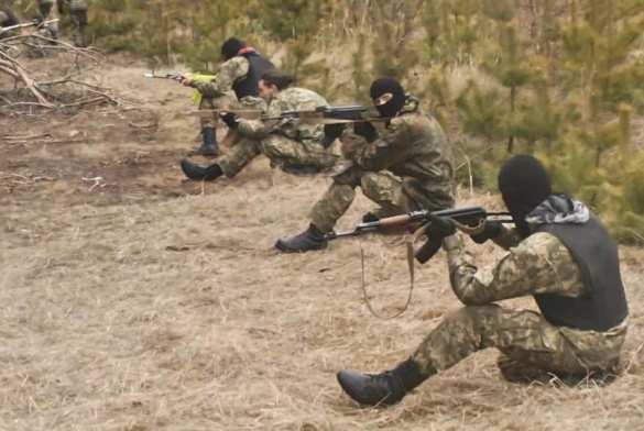 Боевики «Азова» устроили тренировочный лагерь в детском лагере (ВИДЕО) | Русская весна