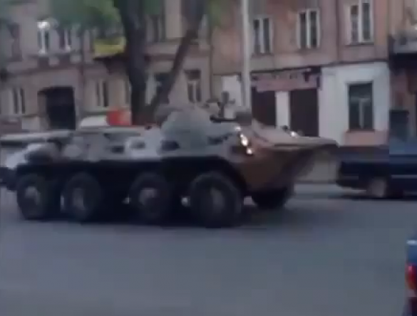 В Одессу вошли БТРы нацгвардии (видео) | Русская весна