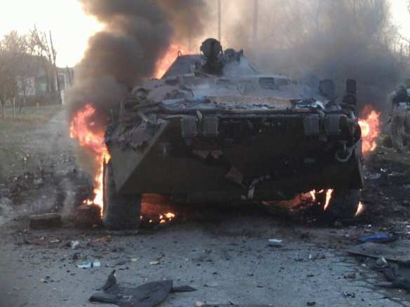 Американский БТР уничтожен в приграничье Курской области (ВИДЕО) | Русская весна