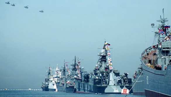 Кадры захода эскадры российского флота в Азовское море (ФОТО) | Русская весна