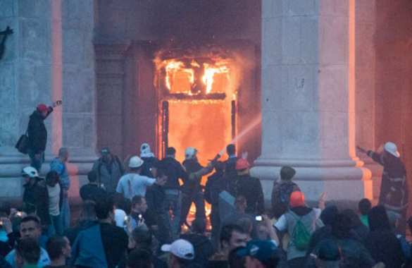 Акция, посвященная одесской трагедии, прошла во Франкфурте-на-Майне (ФРГ) | Русская весна