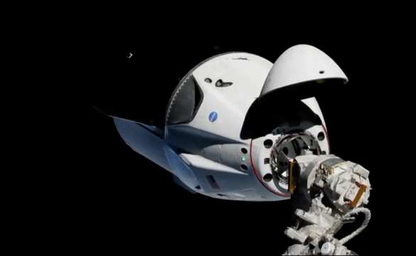 Космический корабль Dragon-2 с манекеном Илона Маска успешно состыковался с МКС (ФОТО, ВИДЕО) | Русская весна