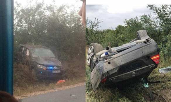 Камера сняла, как грузовик протаранил машину с президентом Молдавии (ВИДЕО) | Русская весна