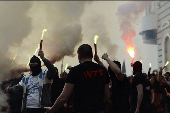 Харьковское Сопротивление: ультрас хотели запугать горожан (видео) | Русская весна