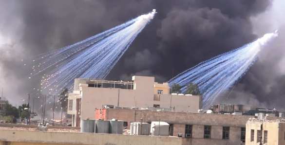 Horrendous footage: US burn Raqqa and Mosul with phosphorus, claim «smokescreens» (PHOTO, VIDEO) | Русская весна