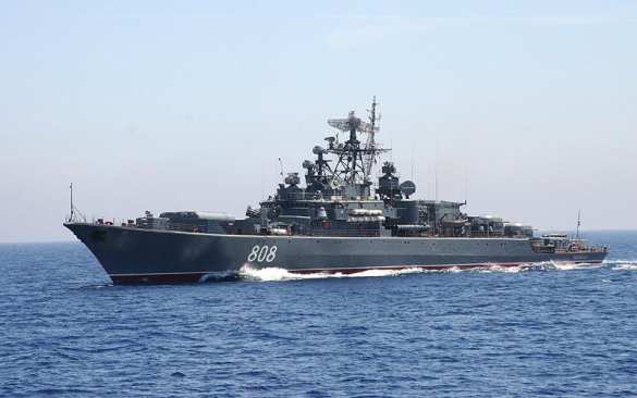 Третий с начала недели боевой корабль ВМФ России идёт к берегам Сирии (ФОТО) | Русская весна