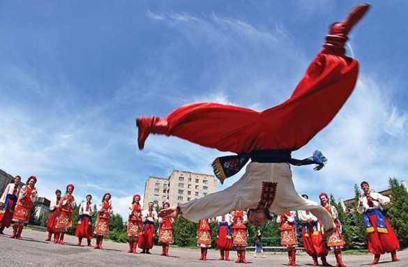 На Украине решили станцевать гопак в небе | Русская весна