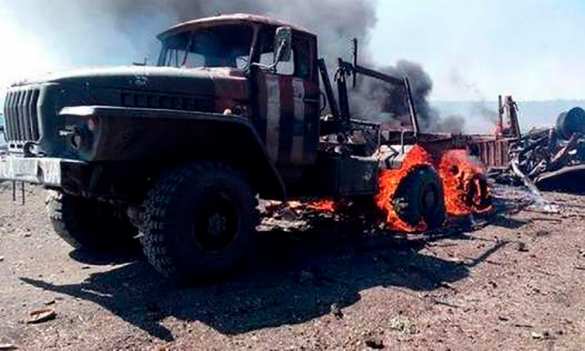 Ликвидированы на Донбассе: мощный взрыв уничтожил «Урал» и военных ВСУ | Русская весна