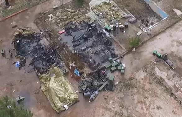 Дрон снял последствия обстрела госпиталя Минобороны РФ в Алеппо — эксклюзив «Русской Весны» (ВИДЕО) | Русская весна