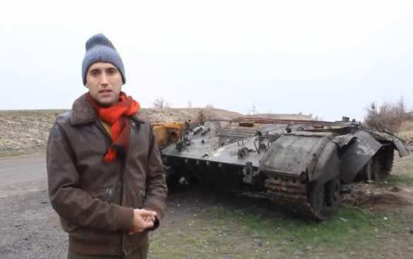 «Молния! Грэм Филлипс ранен осколками в районе Песок», — А. Коц (+фото) | Русская весна