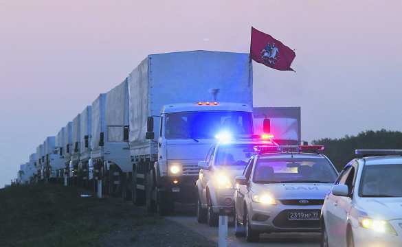 Самый большой конвой МЧС России прибыл на Донбасс (+ФОТО, ВИДЕО) | Русская весна