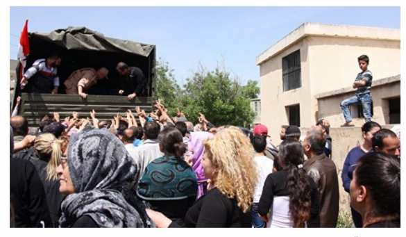 Российские военные доставили в Латакию 1,5 тонны гуманитарной помощи (+ВИДЕО) | Русская весна